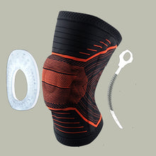 Load image into Gallery viewer, 1 pcs Knee Patella Protector Brace Silicone Spring Knee Pad Basketball Running Compression Knee Sleeve Support Sports Kneepads
