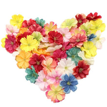 Load image into Gallery viewer, 10/20PCs Silk Artificial Flower 6 Petals Fake Flower Plum Head DIY For Wedding Home Party Decorations DIY Wreath Crafts Supplies
