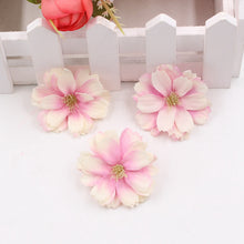 Load image into Gallery viewer, 10/20PCs Silk Artificial Flower 6 Petals Fake Flower Plum Head DIY For Wedding Home Party Decorations DIY Wreath Crafts Supplies
