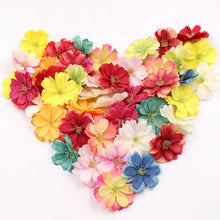 Load image into Gallery viewer, 10/20PCs Silk Artificial Flower 6 Petals Fake Flower Plum Head DIY For Wedding Home Party Decorations DIY Wreath Crafts Supplies
