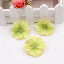 Load image into Gallery viewer, 10/20PCs Silk Artificial Flower 6 Petals Fake Flower Plum Head DIY For Wedding Home Party Decorations DIY Wreath Crafts Supplies
