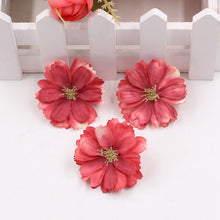 Load image into Gallery viewer, 10/20PCs Silk Artificial Flower 6 Petals Fake Flower Plum Head DIY For Wedding Home Party Decorations DIY Wreath Crafts Supplies
