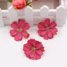 Load image into Gallery viewer, 10/20PCs Silk Artificial Flower 6 Petals Fake Flower Plum Head DIY For Wedding Home Party Decorations DIY Wreath Crafts Supplies
