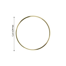 Load image into Gallery viewer, 10-40cm Gold Iron Metal Ring Hoop Wreath Garland Floral Wreath Handmade Flowers Metal Hoop Wedding Birthday Baby Shower Decor
