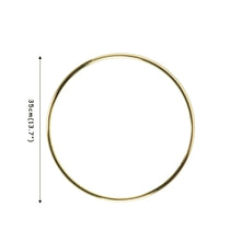 Load image into Gallery viewer, 10-40cm Gold Iron Metal Ring Hoop Wreath Garland Floral Wreath Handmade Flowers Metal Hoop Wedding Birthday Baby Shower Decor
