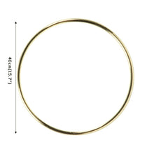 Load image into Gallery viewer, 10-40cm Gold Iron Metal Ring Hoop Wreath Garland Floral Wreath Handmade Flowers Metal Hoop Wedding Birthday Baby Shower Decor
