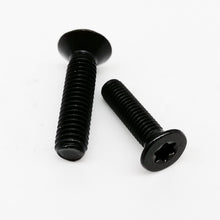 Load image into Gallery viewer, 10/50 M2 M2.5 M3 M4 M5 M6 Black 304 Stainless Steel GB2673 Six-Lobe Torx Head Flat Countersunk Screw Six Lobe Bolt Machine screw
