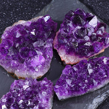 Load image into Gallery viewer, 10-70g 30-50mm Amethyst Geode Natural Crystal Quartz Stone Wand Point Energy Healing Mineral Stone Rock Home Decor Geode
