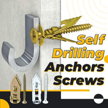 Load image into Gallery viewer, 10 pcs Self Drilling Anchors  Drywall Anchor Self Tapping  Easy Application
