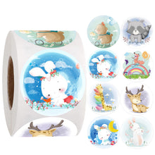 Load image into Gallery viewer, 100-500PCS Reward Stickers for Kids Children Kindergarten School Encouragement Students Games Toy Animals Stationery Labels
