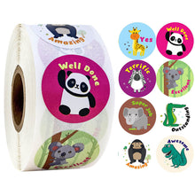 Load image into Gallery viewer, 100-500PCS Reward Stickers for Kids Children Kindergarten School Encouragement Students Games Toy Animals Stationery Labels
