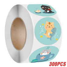 Load image into Gallery viewer, 100-500pcs 1inch Cartoon Animal Children Sticker Label Thank You Cute Toy Game Sticker DIY Gift Sealing Label Decoration Supp
