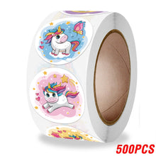 Load image into Gallery viewer, 100-500pcs 1inch Cartoon Animal Children Sticker Label Thank You Cute Toy Game Sticker DIY Gift Sealing Label Decoration Supp
