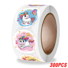 Load image into Gallery viewer, 100-500pcs 1inch Cartoon Animal Children Sticker Label Thank You Cute Toy Game Sticker DIY Gift Sealing Label Decoration Supp
