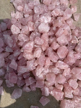 Load image into Gallery viewer, 100% Natural Pink Rose Quartz Stone Raw Crystal Stones Healing Mineral Specimen Rock Stone
