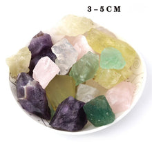 Load image into Gallery viewer, 100g Bulk Lots Raw Rough Crystal Quartz Natural Rock Stone Amethyst Citrine Fluorite Reiki Healing Mineral Specimen Garden Decor
