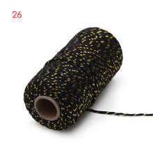 Load image into Gallery viewer, 100m/roll 2ply Bakers Twine String Cotton Cords Rope for Home Decor Handmade Christmas Gift Packing Craft DIY wrapping gift
