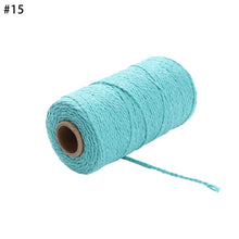 Load image into Gallery viewer, 100m/roll 2ply Bakers Twine String Cotton Cords Rope for Home Decor Handmade Christmas Gift Packing Craft DIY wrapping gift
