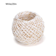 Load image into Gallery viewer, 100m/roll 2ply Bakers Twine String Cotton Cords Rope for Home Decor Handmade Christmas Gift Packing Craft DIY wrapping gift
