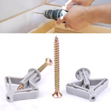 Load image into Gallery viewer, 100pcs Expansion Drywall Anchor Kit  Self Drilling Wall Home Pierced Special For Nylon Plastic Gypsum Board
