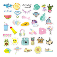 Load image into Gallery viewer, 100pcs Retro Style Pattern Sticker Special Decoration Luggage Notebook Waterproof Stickers
