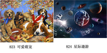 Load image into Gallery viewer, 1000 pieces of oil painting animal building paper puzzle decompression game
