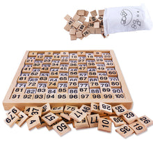 Load image into Gallery viewer, 1-100 Digital Connection Plate Children&#39;s Early Education Numbers Toy Wooden Math Teaching Aids
