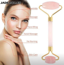 Load image into Gallery viewer, Slimming Face Massager Jade Roller Quartz Skin Care Tools Facial Massage Roller Eye Face Neck Thin Wrinkle Removal Face Lift Fa1220
