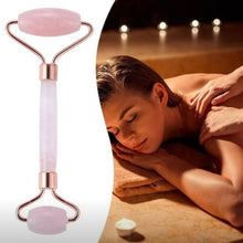 Load image into Gallery viewer, Slimming Face Massager Jade Roller Quartz Skin Care Tools Facial Massage Roller Eye Face Neck Thin Wrinkle Removal Face Lift Fa1220
