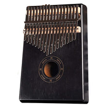 Load image into Gallery viewer, 17 Keys Bull Kalimba Thumb Paino Made By Solid Mahogany Portable Mbira Sanza African Wood Finger Piano
