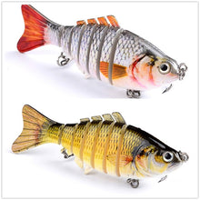 Load image into Gallery viewer, 1PCS Wobblers Fishing Lures Multi-section Hard Bait 100mm15g Artificial Bait Minnow Crankbait Jig Perch Carp Fishing tackle Lure
