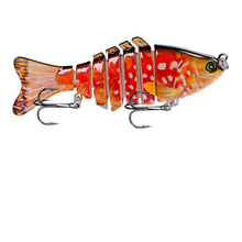 Load image into Gallery viewer, 1PCS Wobblers Fishing Lures Multi-section Hard Bait 100mm15g Artificial Bait Minnow Crankbait Jig Perch Carp Fishing tackle Lure
