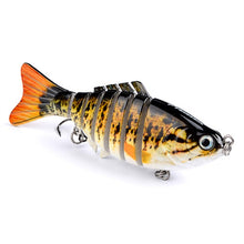 Load image into Gallery viewer, 1PCS Wobblers Fishing Lures Multi-section Hard Bait 100mm15g Artificial Bait Minnow Crankbait Jig Perch Carp Fishing tackle Lure
