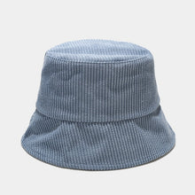 Load image into Gallery viewer, Fall Winter Classic Corduroy bucket hat outdoor Panama harajuku fishing bucket hats for female male unisex  Casual cap
