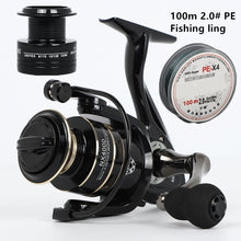 Load image into Gallery viewer, Spinning reels 12KG Max Drag Carrete de pesca 5.2:1 Metal Stainless Steel Fishing Reel Saltwater Reel for Fishing
