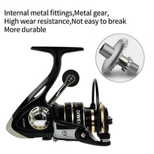 Load image into Gallery viewer, Spinning reels 12KG Max Drag Carrete de pesca 5.2:1 Metal Stainless Steel Fishing Reel Saltwater Reel for Fishing
