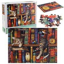 Load image into Gallery viewer, 1000-piece lazy cat sorting puzzle and decompression game
