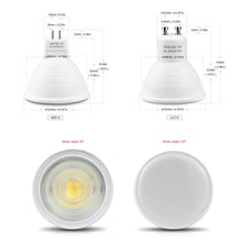Load image into Gallery viewer, 220V 7W GU10 MR16 LED Spotlight Non-Dimmable LED Bulb lamp Downlight Plastic Aluminum Cool Spot light Table Ceiling light
