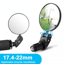 Load image into Gallery viewer, 1/2PCS Universal Bicycle Rearview Mirror Adjustable Rotate Wide-Angle Cycling Handlebar Rear View for MTB Road Bike Accessories
