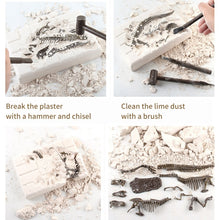 Load image into Gallery viewer, 3D Dinosaur Fossil Excavation Kits Education Archeology Exquisite Toy Set Game Action Children Figure Skeleton Model
