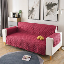 Load image into Gallery viewer, 1/2/3 Seater Removable Sofa Cover for Dogs Pets Kids Living Room Furniture Couch Slipcover Armchair Sofa Cover Quilted Fabric
