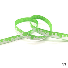 Load image into Gallery viewer, 5 Yards 10mm Christmas Ribbon Printed Grosgrain Ribbons for Gift Wrapping Wedding Decoration Hair Bows DIY
