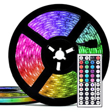 Load image into Gallery viewer, 5M/10M LED Strip RGB USB 5050 SMD LED Lights 0.5/1/2/3M Light Strip With Remote Control Desktop Holiday Wall Room TV BackLight
