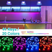 Load image into Gallery viewer, 5M/10M LED Strip RGB USB 5050 SMD LED Lights 0.5/1/2/3M Light Strip With Remote Control Desktop Holiday Wall Room TV BackLight
