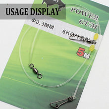 Load image into Gallery viewer, 5m Capr Fishing Line Power Gum for Carp Rig Feeder &amp; Legering Rigs Hooklink Tackle Fishing Carp Material
