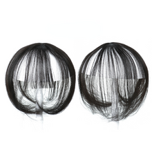 Load image into Gallery viewer, Synthetic Fake Bang Hair Piece Clip In Bangs Front Blunts Fringe Wig Extension Black Brown Blonde For Women Hair
