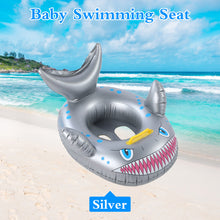 Load image into Gallery viewer, Baby Swimming Pool Rings Seat Cute Inflatable Swim Ring Float Seat Swim Circle with Dual Handle for Baby Toddlers Pool Bathtub
