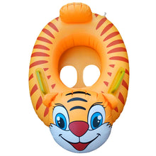 Load image into Gallery viewer, Baby Swimming Pool Rings Seat Cute Inflatable Swim Ring Float Seat Swim Circle with Dual Handle for Baby Toddlers Pool Bathtub

