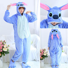Load image into Gallery viewer, Dragon Onesie Adult Animal Unicorn Pajamas Suit Warm Soft Stitch Sleepwear Onepiece Winter Jumpsuit Pijama Cosplay
