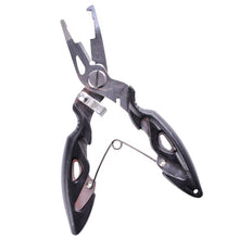 Load image into Gallery viewer, Fishing Quick Knot Tools Stainless Steel Pliers Nipper Line Cutter Clipper Hook Eye Cleaner Hook Sharpener Fly Tying Tool Tackle
